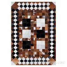 Alfombras de alfombras de piso de lujo de cuero de cuero de cuero